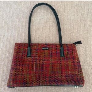 Kate Spade Multicolor Tweed Shoulder Bag